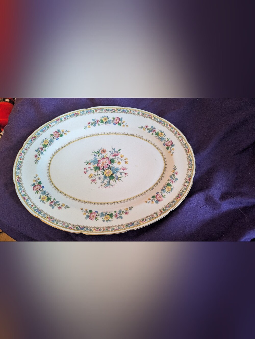 Ming Rose 14" Serving Platter